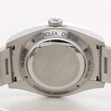 rolex milgauss case back